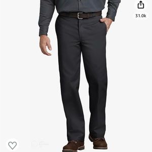 Dickies mens Original 874 Work Utility Pants, Black, 32W x 31L US